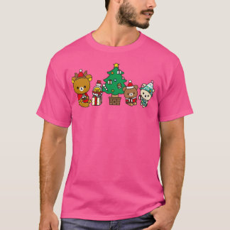 Camiseta Escena de navidades inspirada Gráfico de Rilakuma