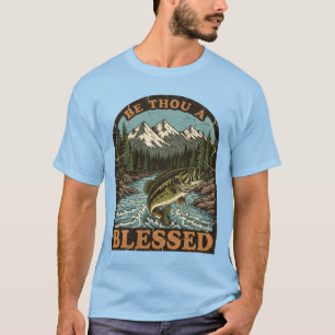 Camiseta Escena de pesca bendita