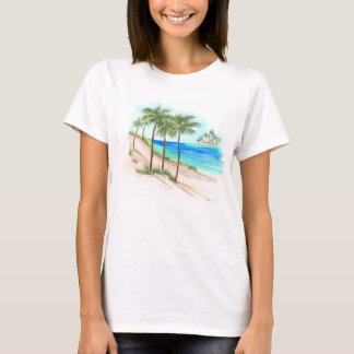 Camiseta Escena de playa