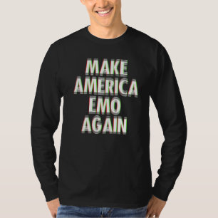 Camiseta Escena De Punk De Gótico De Música Sad De Emo Niño