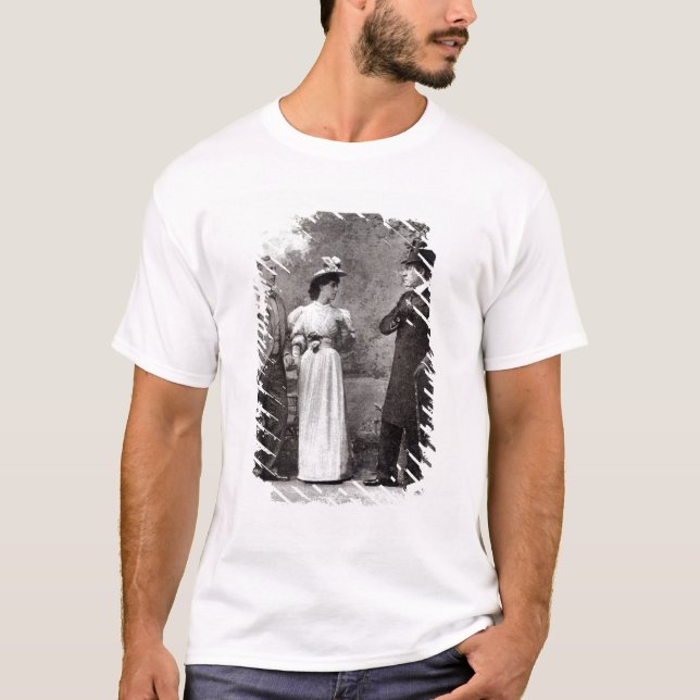 Camiseta Escena de un funcionamiento de la importancia de (Anverso)