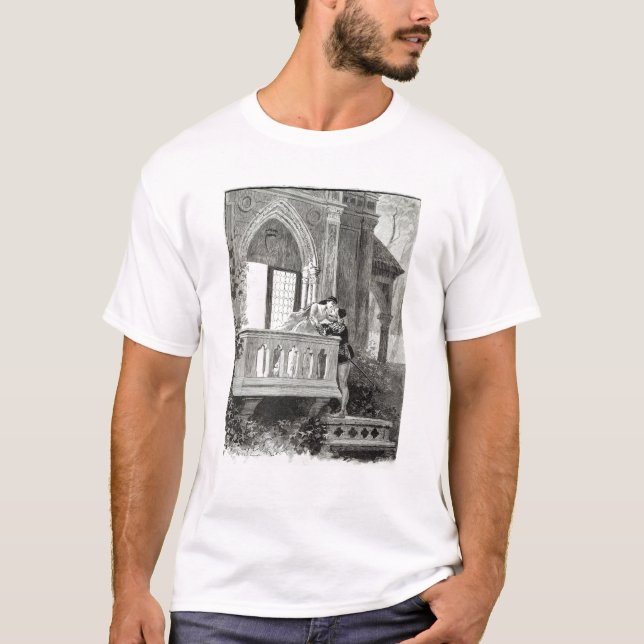 Camiseta Escena del acto II de Romeo y de Juliet (Anverso)