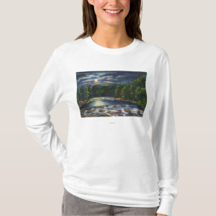 Camiseta Escena del claro de luna en la cala de Catskill