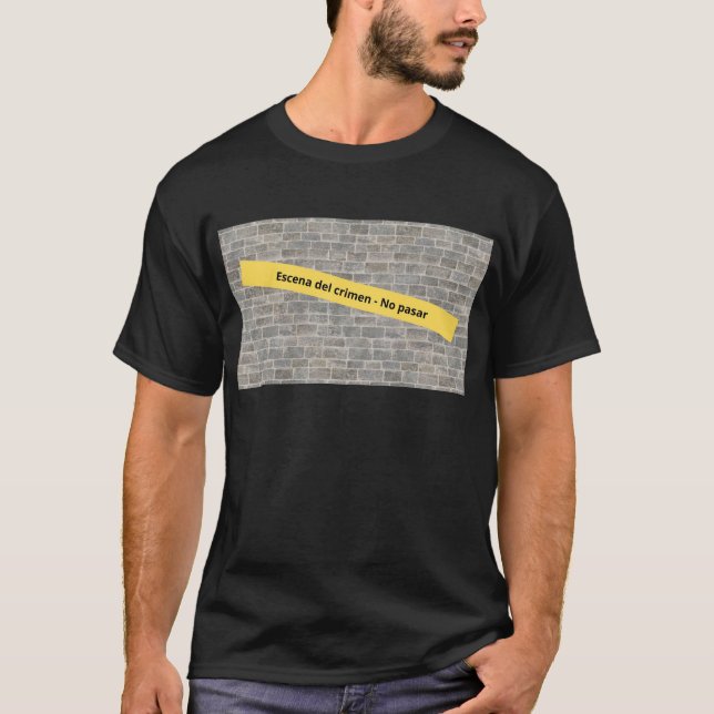 Camiseta Escena del crimen (Anverso)