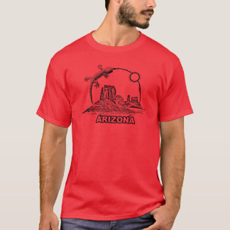 Camiseta Escena del desierto de Arizona sobredimensionada