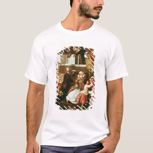 Camiseta Escena del embarque (Anverso)