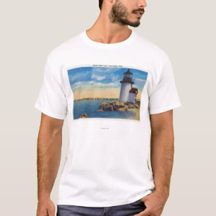 Camiseta Escena del faro del punto de Barnacla