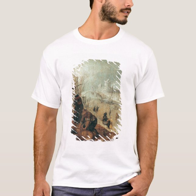 Camiseta Escena del invierno (Anverso)