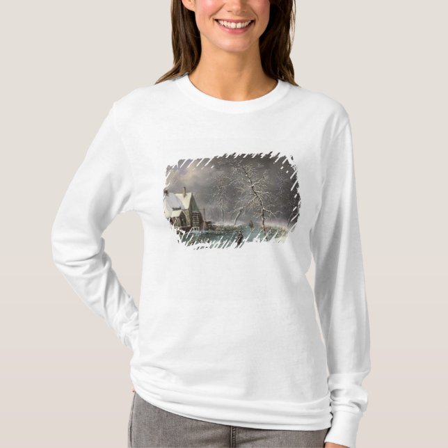 Camiseta Escena del invierno (Anverso)