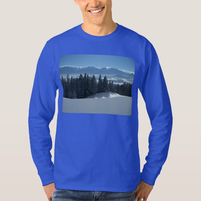 Camiseta Escena del invierno (Anverso)