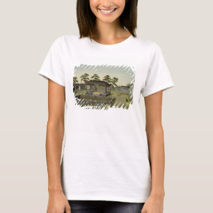 Camiseta Escena del jardín, c.1820-40 (w/c en el papel) 4