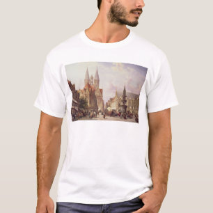 Camiseta Escena del mercado en Brunswick
