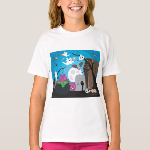 Camiseta Escena del Monstruo de Halloween