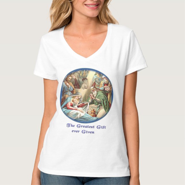 Camiseta escena del Nacimiento (Anverso)