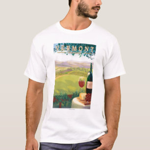 Camiseta Escena del país de VermontWine