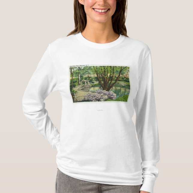 Camiseta Escena del parque del Onondaga (Anverso)