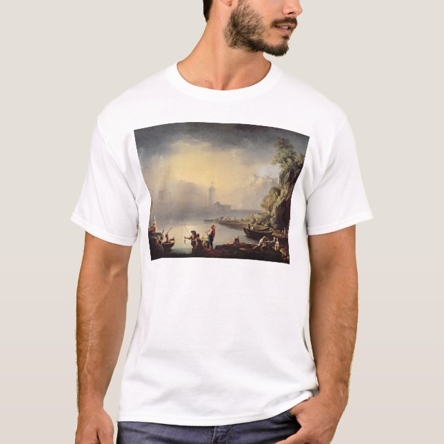 Camiseta Escena del puerto (Anverso)