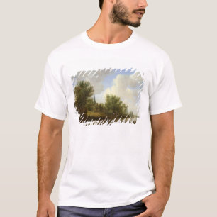 Camiseta Escena del río con vistas a Overschie, 1651