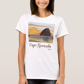 Camiseta Escena en acuarela del atardecer en Cape Kiwanda C