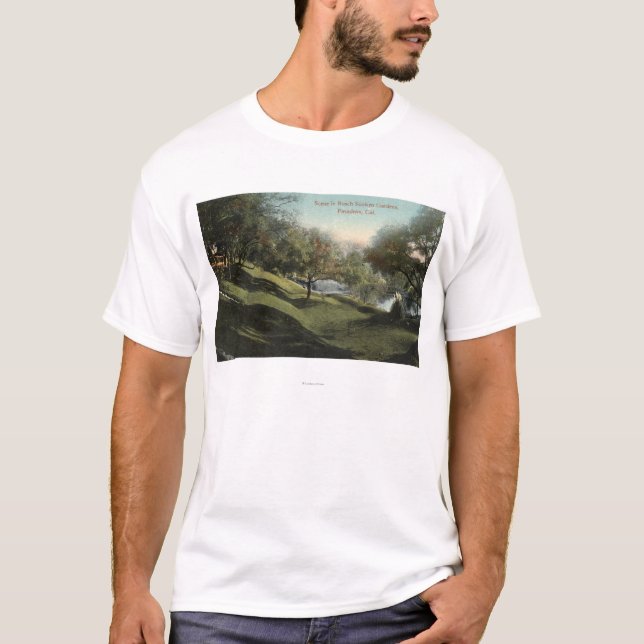 Camiseta Escena en los jardines hundidos de Busch (Anverso)