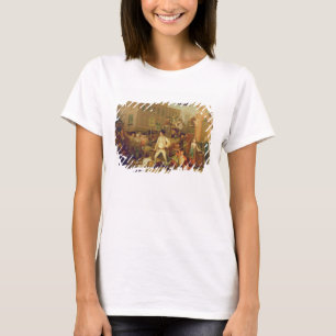 Camiseta Escena en una calle de Londres, 1770 (aceite en