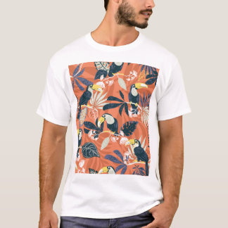 Camiseta Escena exótica de la jungla toscana