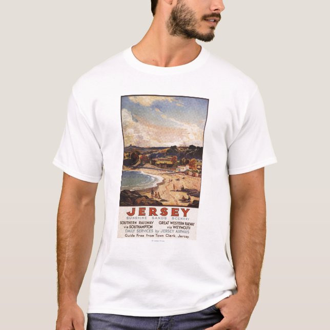 Camiseta Escena ferroviaria meridional/de Great Western de (Anverso)
