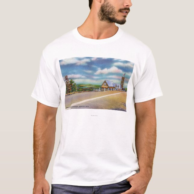 Camiseta Escena inminente del puesto de observación del (Anverso)