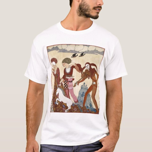 Camiseta Escena medieval de Jorte Barbier (Anverso)