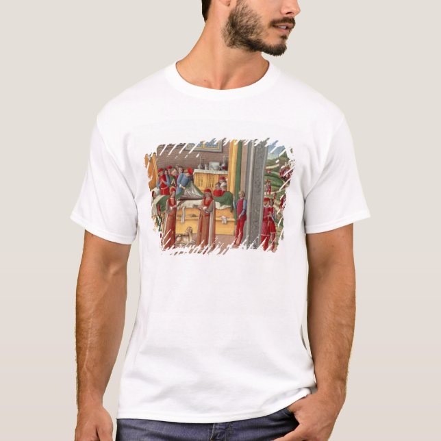 Camiseta Escena medieval de la amputación (Anverso)