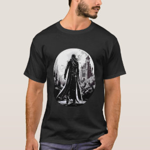 Camiseta Escena negra gótica satánica en Wicca