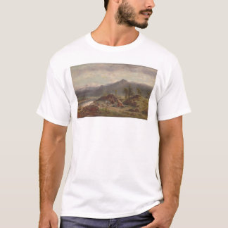 Camiseta Escena occidental con el campo indio (1275)