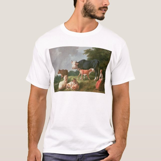 Camiseta Escena pastoral (Anverso)