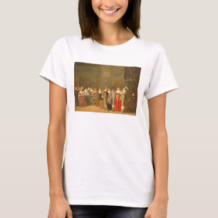 Camiseta Escena que corteja, 1644 (aceite en lona)