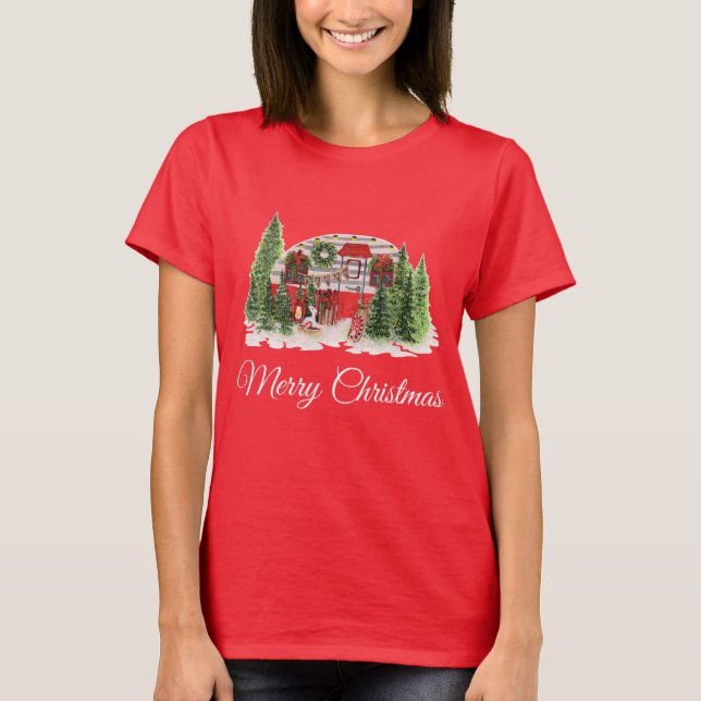 Camiseta Escena Rústica de Camper navidades (Anverso)
