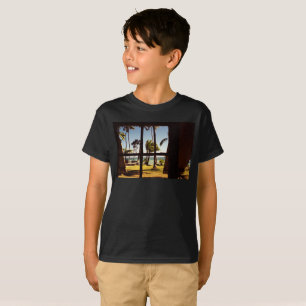 Camiseta Escena tropical de la playa de Fiyi bcnm