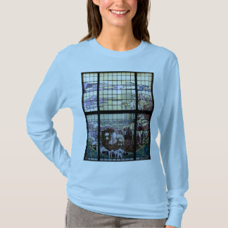 Camiseta Escenario Art Nouveau de vidrio templado