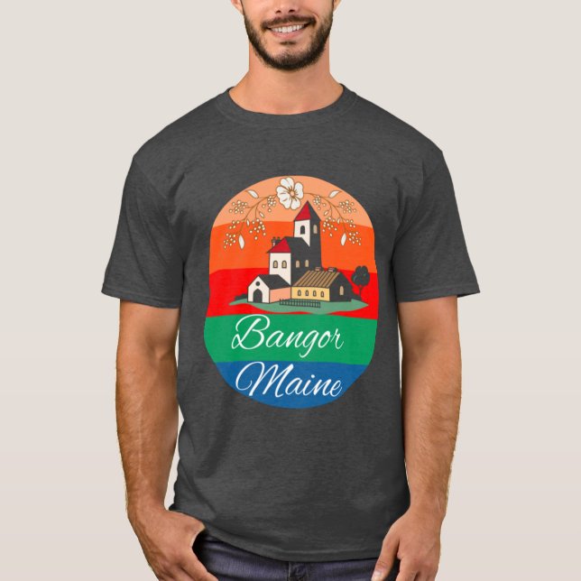 Camiseta Escenario de Bangor Maine (Anverso)