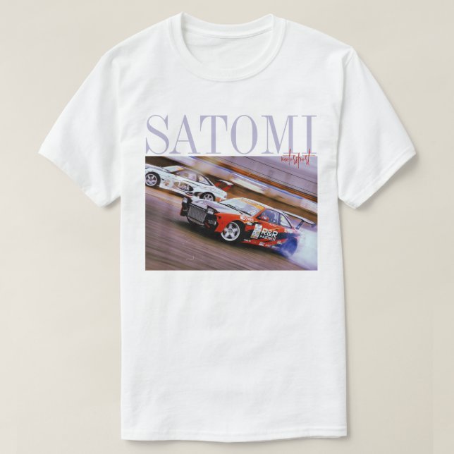 Camiseta "Escenario de deriva" del deporte de motor satomi (Diseño del anverso)