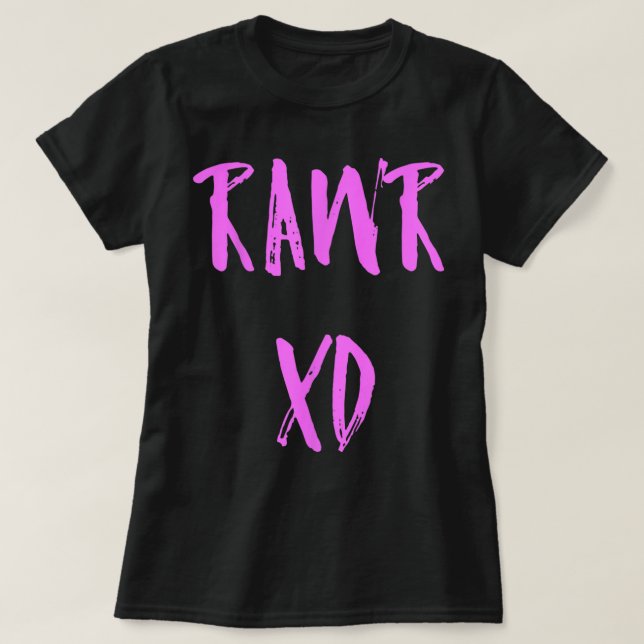 Camiseta Escenario De Escenario Rawr Emo XD (Diseño del anverso)