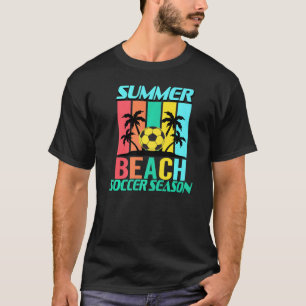Camiseta Escenario de franjas coloridas en temporada de fút