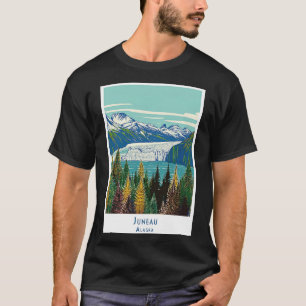 Camiseta Escenario de Juneau Alaska retro vintage TShir