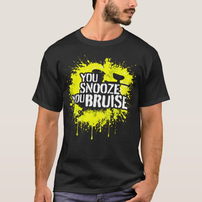 Camiseta Escenario de Paintball Woodsball Bruise (Anverso)