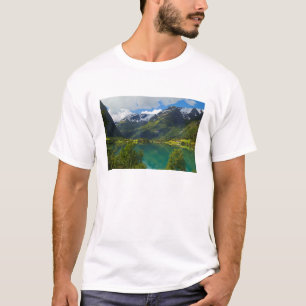 Camiseta Escenario del lago Floen, Noruega