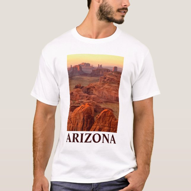 Camiseta Escenario del valle del monumento, Arizona (Anverso)
