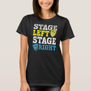 Camiseta Escenario izquierdo Escenario derecho Actor de tea