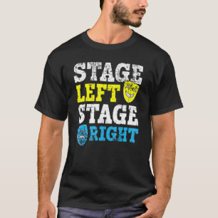 Camiseta Escenario izquierdo Escenario derecho Actor de tea