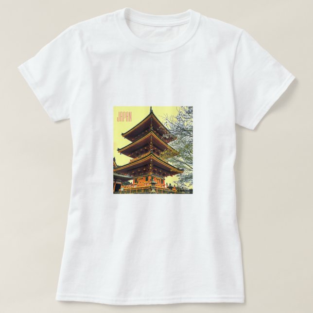 Camiseta Escenario japonés viajes a Japón (Diseño del anverso)