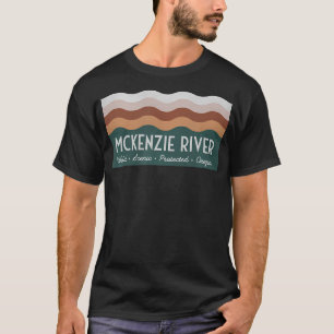 Camiseta Escenario salvaje protegido Oregón - Río Mckenzie