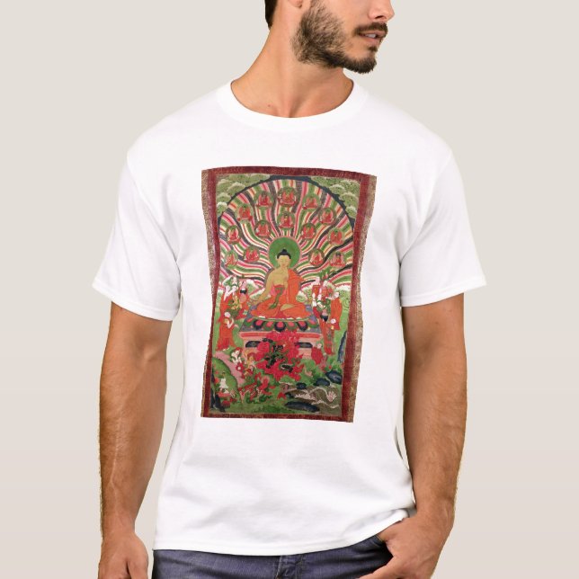Camiseta Escenas a partir de la vida de Buda (Anverso)